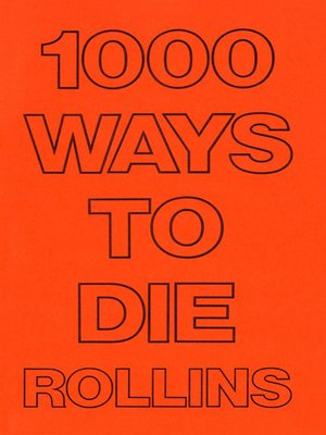 cover image of 1000 WAYS TO DIE